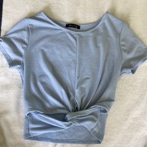 Cute baby blue tee!